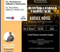 21. Rusyňska zabava v Košŷc’ach 05. 05. 2023