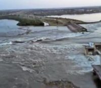 Вода з Каховськой перегороды заплавила веце як 1300 домов